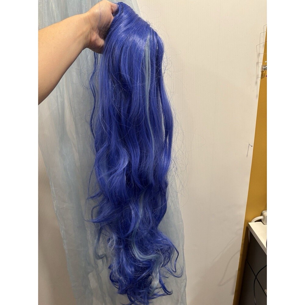 Spirit Halloween Corpse Bride Emily Flower Crown W/ Veil, Wig, Fingerless Gloves - Picture 7 of 9